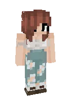 O'zgartirilgan qiz — Minecraft skin, rasm 1