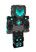 Moviy robot — Minecraft skin, rasm 1