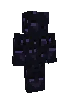 Obsidian skini — Minecraft skin, rasm 1