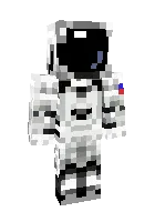 Rus kosmonavti — Minecraft skin, rasm 1