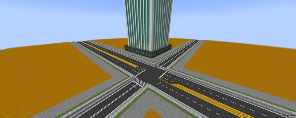 NX Roads and Skyscrapers — Minecraft mod, rasm 3