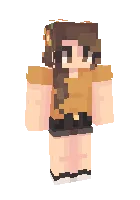 Yozgi qiz Mila — Minecraft skin, rasm 1