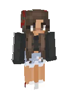 Gullari bor qiz — Minecraft skin, rasm 1
