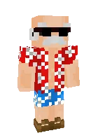 Ochkoli bobo — Minecraft skin, rasm 1