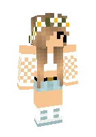 Yoqimli qiz skini — Minecraft skin, rasm 1