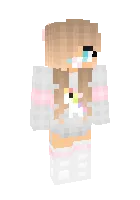 Kichkina qiz — Minecraft skin, rasm 1