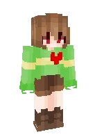 Chara Undertale — Minecraft skin, rasm 1