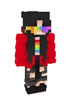Kozoynakli qiz — Minecraft skin, rasm 1
