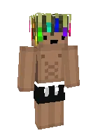 man on the beach — Minecraft skin, rasm 1