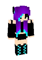 Anime qiz — Minecraft skin, rasm 1