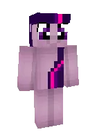 Twilight sparkle — Minecraft skin, rasm 1