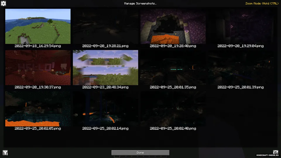 Screenshot Viewer — Minecraft mod, rasm 2