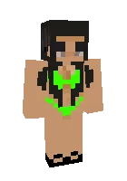 Bikini kiygan qiz — Minecraft skin, rasm 1