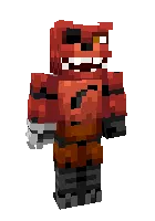 Foxy — Minecraft skin, rasm 1
