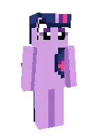 Twilight sparkle — Minecraft skin, rasm 1
