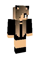 Vampir qiz — Minecraft skin, rasm 1