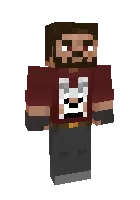 Kattalar odam skini — Minecraft skin, rasm 1