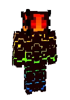 Angry Rainbow — Minecraft skin, rasm 1