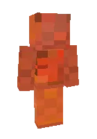 Nether rangi — Minecraft skin, rasm 1