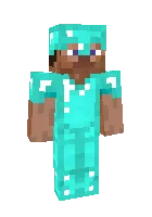 Qandaydir olmos bola — Minecraft skin, rasm 1