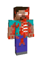 Deyarli tirik — Minecraft skin, rasm 1