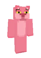 Pushti pantera — Minecraft skin, rasm 1