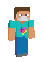 Men karantindaman — Minecraft skin, rasm 1