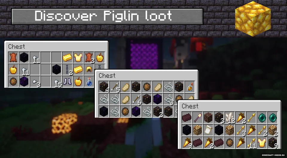 Hopo Better Ruined Portals — Minecraft mod, rasm 3
