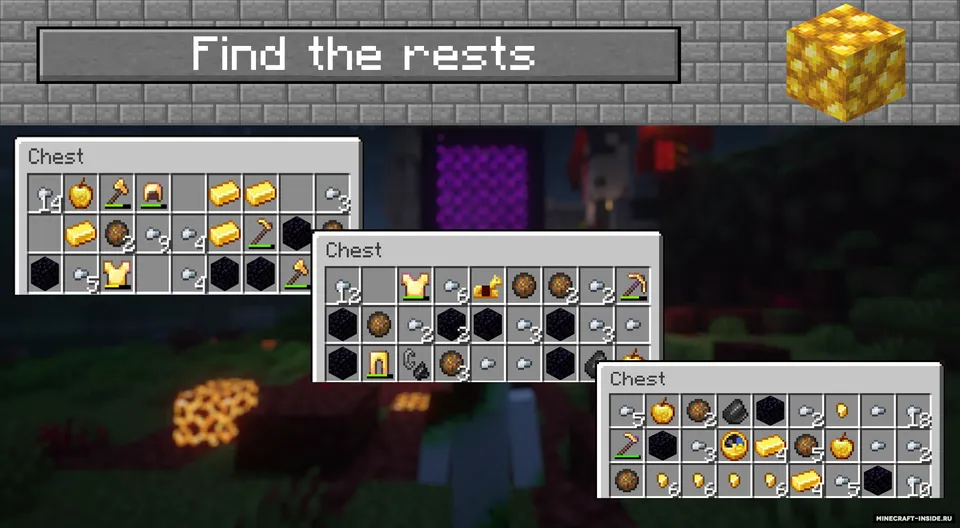 Hopo Better Ruined Portals — Minecraft mod, rasm 4