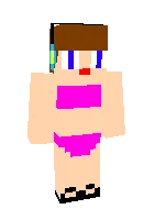 Qiz skin — Minecraft skin, rasm 1