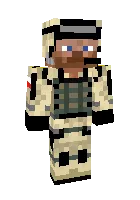 Harbiy gopnik — Minecraft skin, rasm 1
