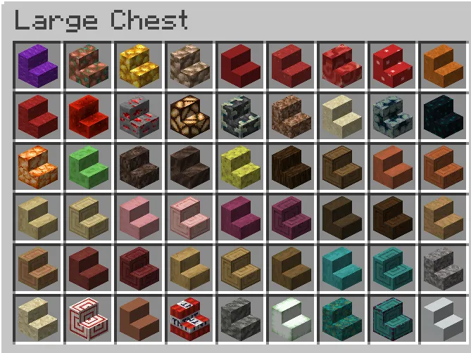 MysticRift: More Stairs Variants — Minecraft mod, rasm 2