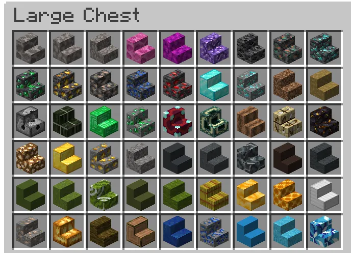 MysticRift: More Stairs Variants — Minecraft mod, rasm 3