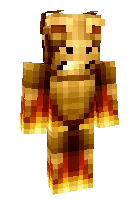 Olovli buqa — Minecraft skin, rasm 1