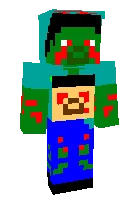 Zombie Herobrine — Minecraft skin, rasm 1