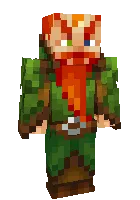 Tundra zelyochisi — Minecraft skin, rasm 1