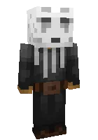 Ghast kostyumi — Minecraft skin, rasm 1