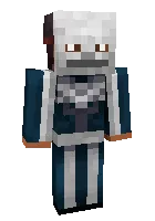 Skelet kostyumi — Minecraft skin, rasm 1
