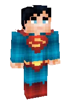 Superman — Minecraft skin, rasm 1