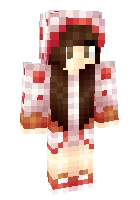 Tort qizcha — Minecraft skin, rasm 1