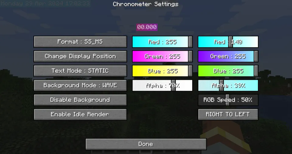 Remind Clock HUD — Minecraft mod, rasm 6