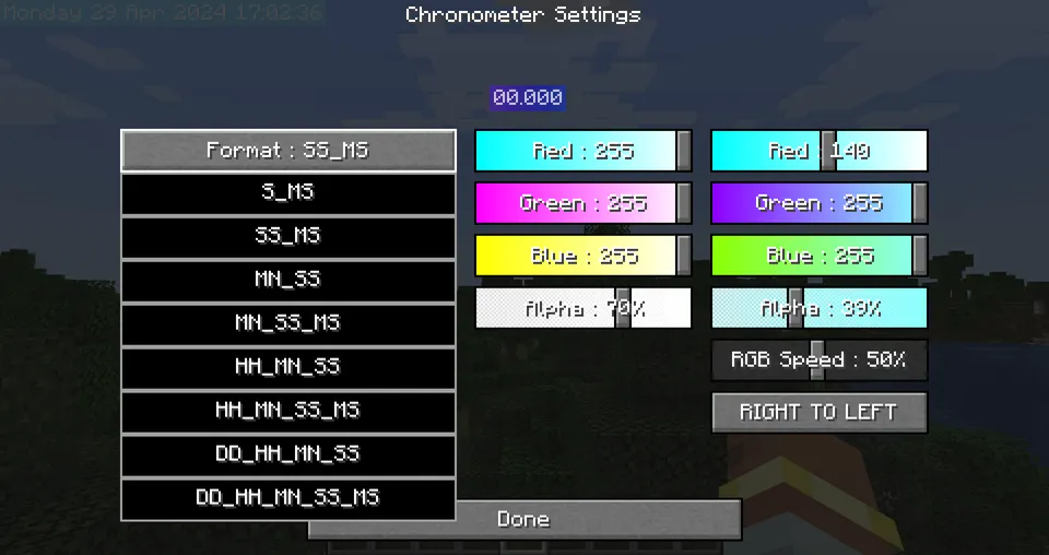 Remind Clock HUD — Minecraft mod, rasm 7