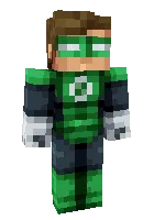 Green Lantern — Minecraft skin, rasm 1