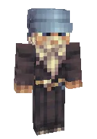 Gandalf (Kulrang) — Minecraft skin, rasm 1