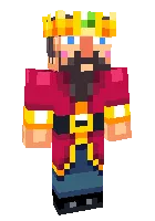 Qirol — Minecraft skin, rasm 1