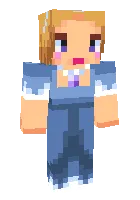 Shaharlik qiz — Minecraft skin, rasm 1