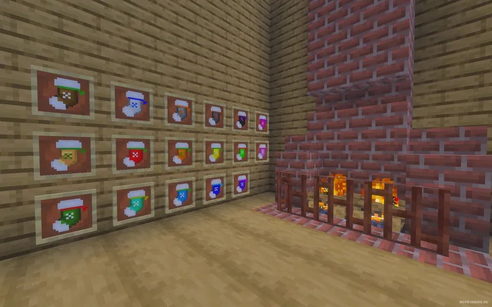 Christmas socks Bundles — Minecraft tekstura, rasm 2