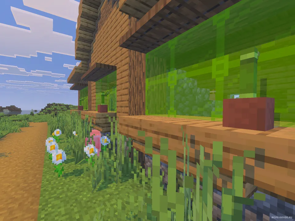 Yaxshilangan oyna — Minecraft tekstura, rasm 3