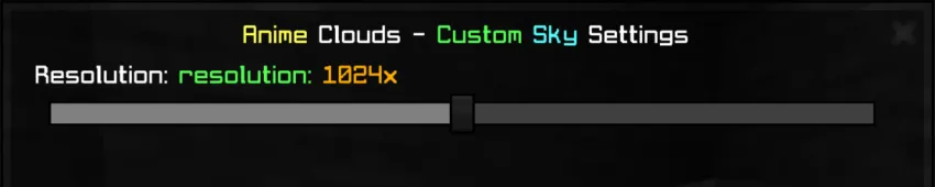 Anime bulutlar — Minecraft tekstura, rasm 3