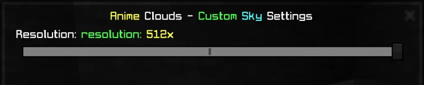 Anime bulutlar — Minecraft tekstura, rasm 4